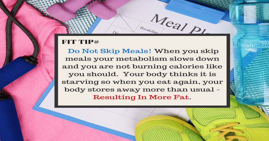 Fit Tip - Do Not Skip Meals Sioux Falls SD